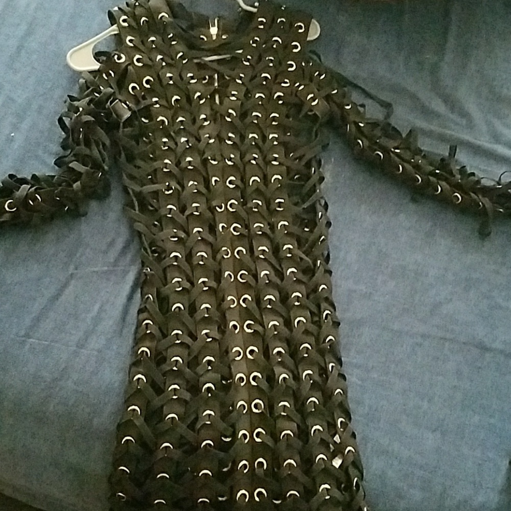 - See through  bondage  dress